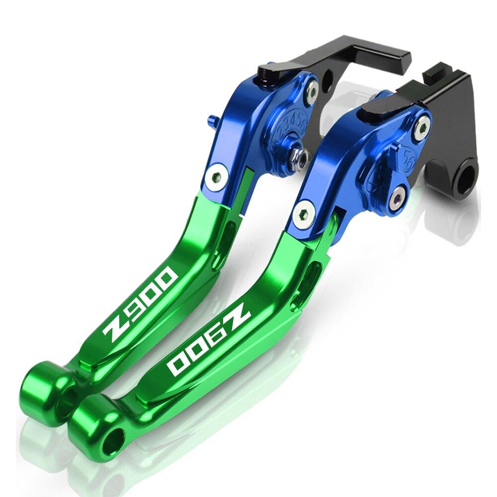 Motorcycle CNC Adjustable Extendable Foldable Brake Clutch Levers Handle Brakes Z900 For Kawasaki Z900 2017