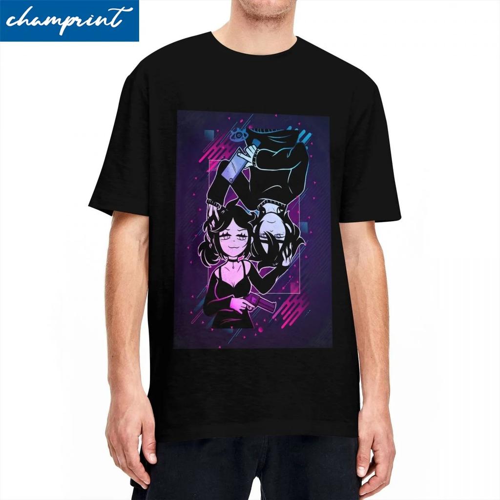 Ashley och Andrew T-shirt för Män Kvinnor Ren Bomull Kreativa T-shirts Kistan av Andy och Leyley Moderna Kläder Stor Storlek