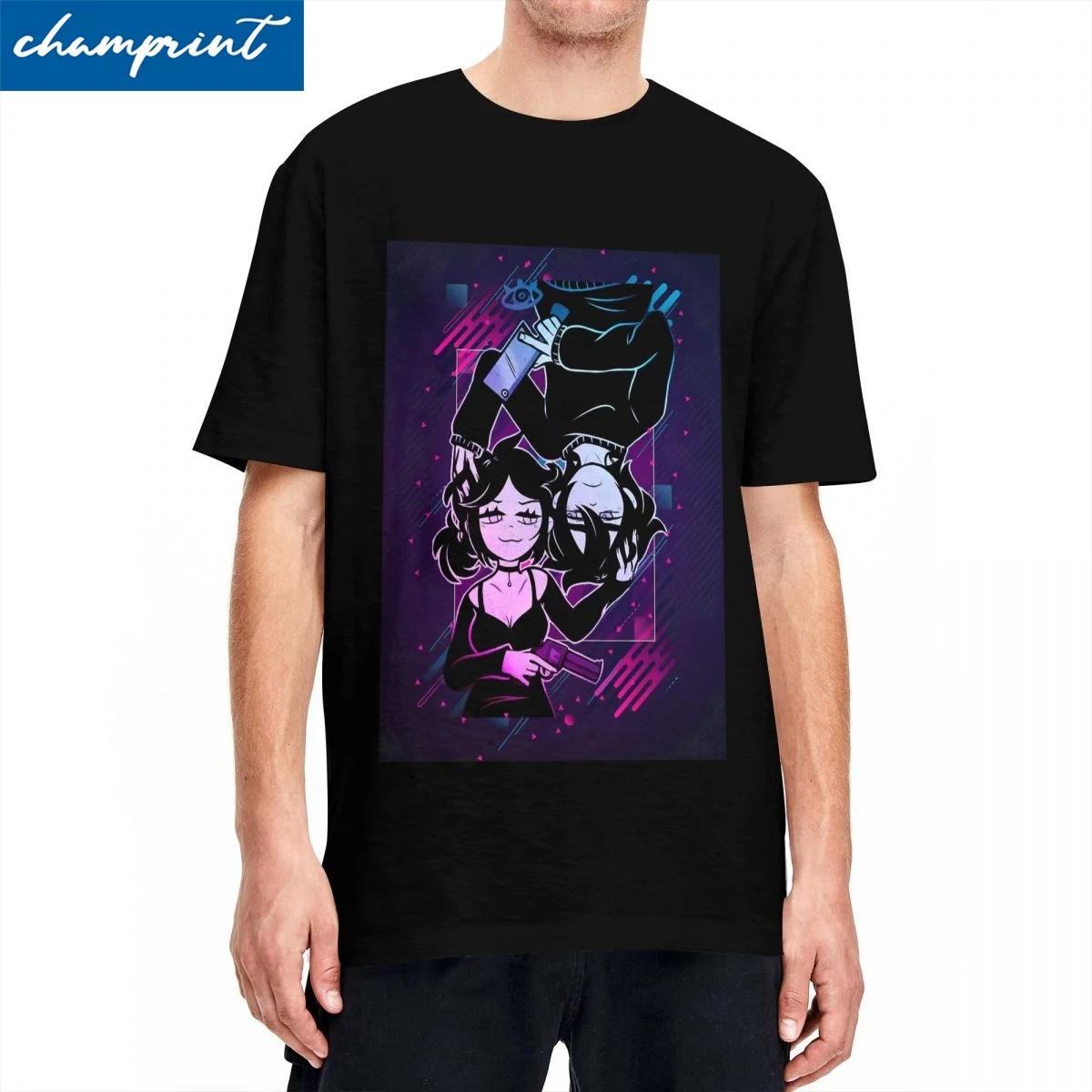 

Ashley And Andrew T Shirt for Men Women Pure Cotton Creative T-Shirts The Coffin of Andy and Leyley Modern Clothes Big Size S чёрный