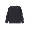 Lining Sports Basketball Series Badfive Tiger Mountain Print Crew Neck Sweatshirt Men Tops Black AWDS135-4