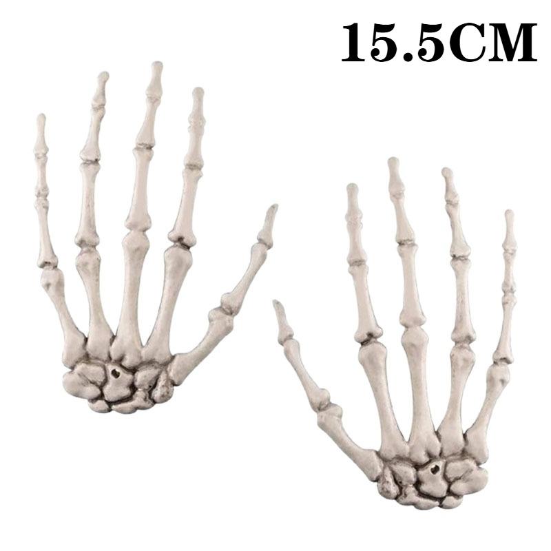 

Реалистичные пластиковые руки скелета, дизайн отрубленных рук, реквизит на Хэллоуин для сцены в доме с привидениями, вечеринки, ужасного декора, аксессуары