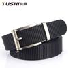 Vente Directe Boucle Automatique 3.5 Sans Dents Ceinture en Nylon Épaisse Alliage Sans Paroles Homme
