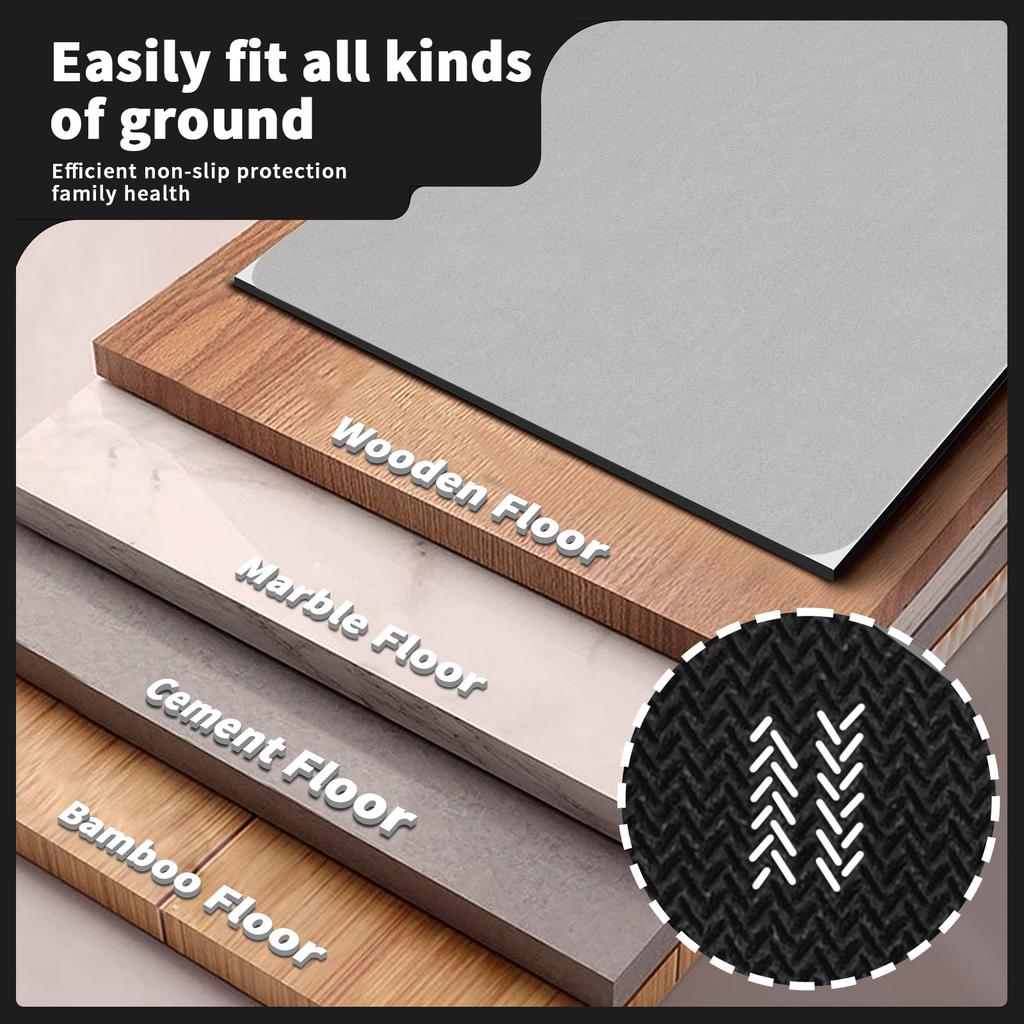 Bathroom Long Bath Mat Absorbent Shower Foot Mats Non-slip Quick Dry Toilet Carpet Rugs Entrance Doormat Washable