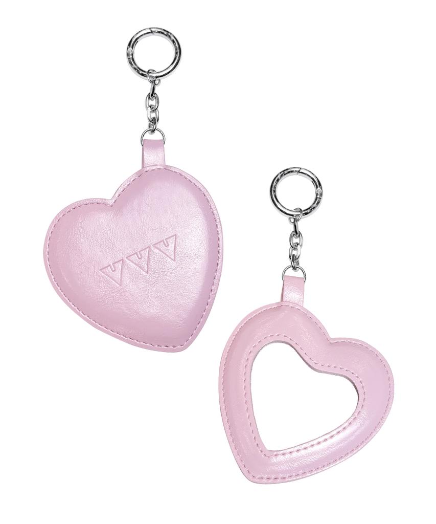 Vvv Heart Mirror Keyring