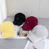 Spring Letter Embroidered Cotton Baseball Cap With Sun Protection For Casual Wear