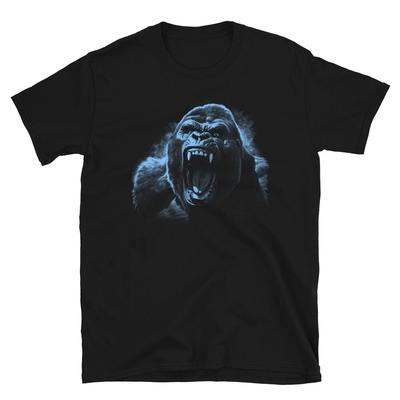 T-shirt Gorilla Silverback Re della Giungla - Design Audace per Amanti dell'Avventura