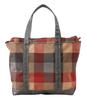 [L.L.Bean] Everyday Lightweight Tote, Plaid, Medium, One Size Fits All, Navy Stewart Blue 1000296980