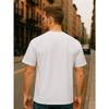 European sizes Men'S Casual Short-Sleeved T-Shirt | Minimalist Four Vertical Line Pattern Print, Round-Neck,