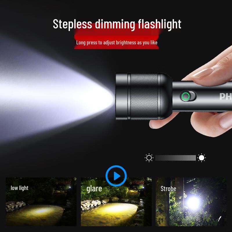 Philips High-Power Rechargeable LED Flashlight