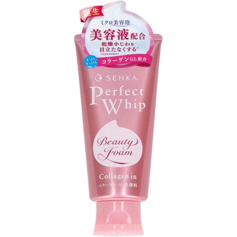 [set Of 6] FAce WAsh SenkA Perfect Whip CollAgen In A 120g