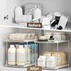2026 Hot Selling Pull-out Kitchen Storage Rack Cabinet Layered Shelf Seasoning Bottle and Can Sorting Artifact