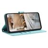 For Honor X7c 4G/Play 60 Plus 5G/200 Smart 5G/Play 9T Case with Strap Cats Imprint Leather Wallet Phone Cover
