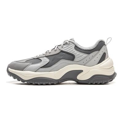 Li Ning Aurora WNTR Cushioning Abrasion Resistant Breathable Low Top Casual Shoes Men's Gray AGCV445-2