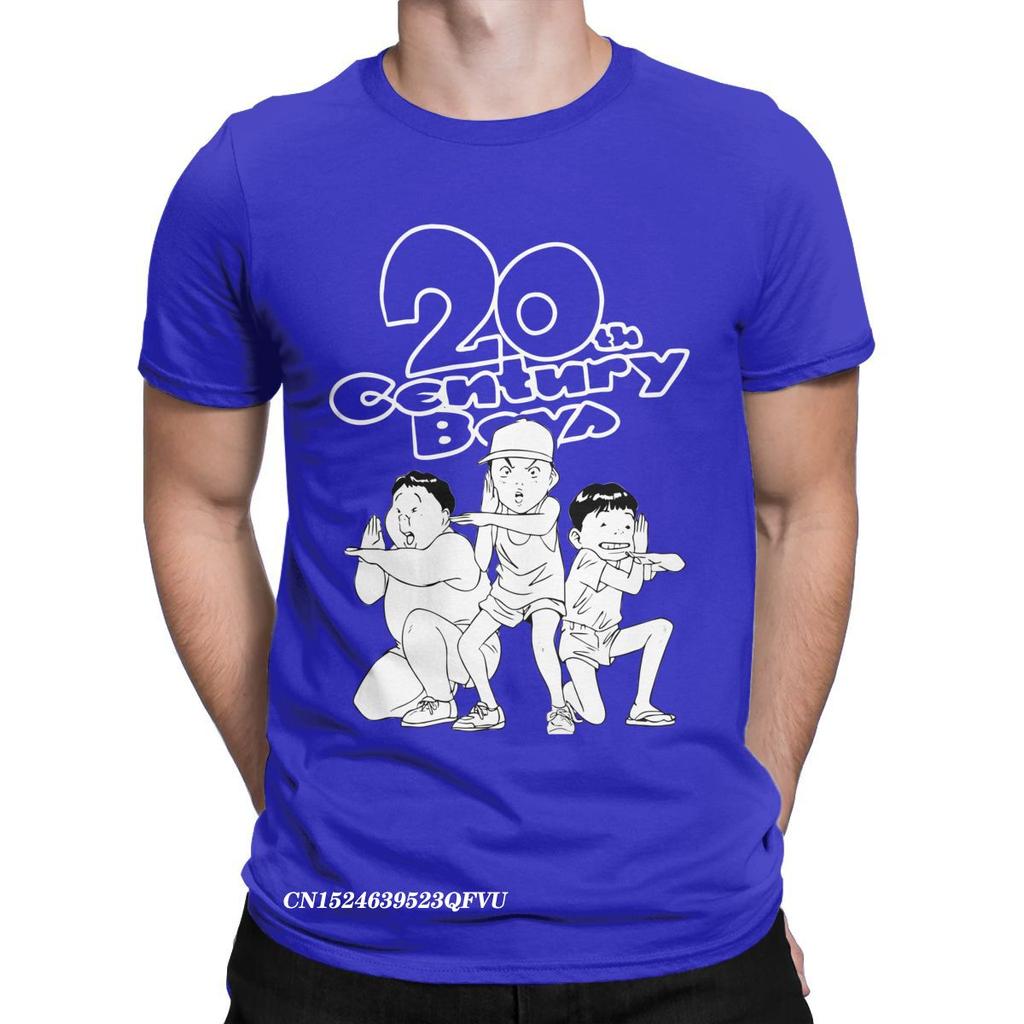 Mens Tshirt Naoki Urasawa Novelty Tee Shirt Harajuku Crewneck T-Shirts Cotton Party Clothing