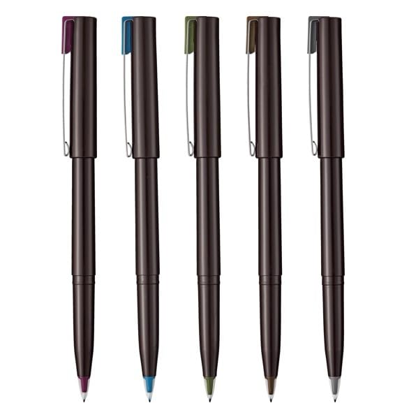 Pentel Plastic Fountain Pen Set Plaman 5-Color AMZ-JM20-5