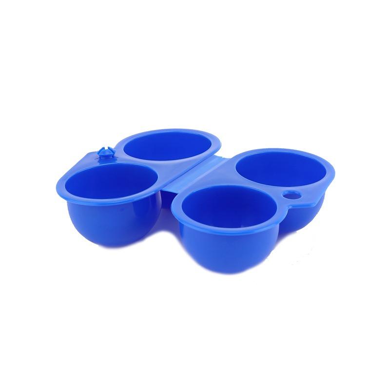 1 Pc 2/4/6 Grid Outdoor Camping Tableware Portable Camping Picnic BBQ Egg Box Container Storage Boxes Travel Kitchen Tools