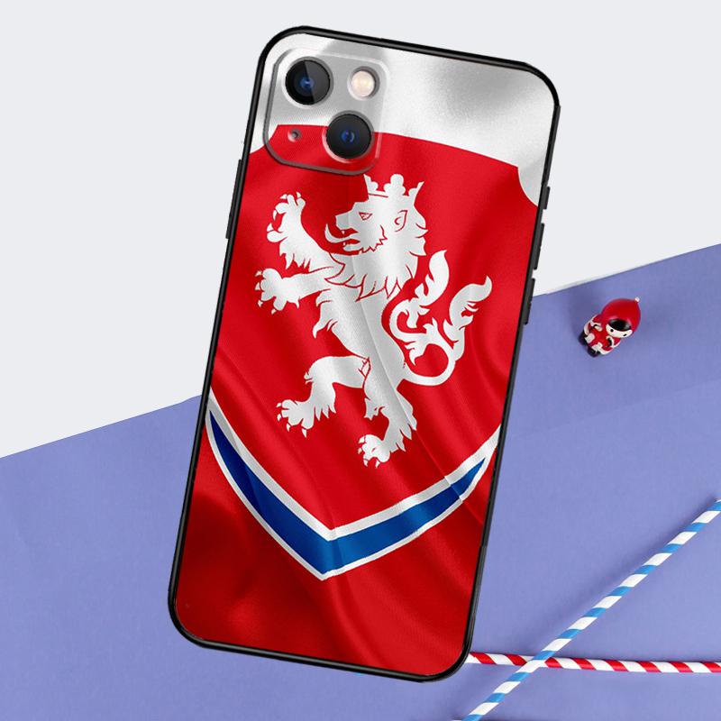 

Czech Republic Flag Phone Case For iPhone 16 Pro Max 11 13 14 15 Pro Max 12 Mini XR 16 15 Plus 16e Back Cover iPhone 15 Plus