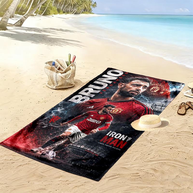 Fernandes Print Beach Towel, Large Soft Quick Dry Towel for Beach Camping Swimming