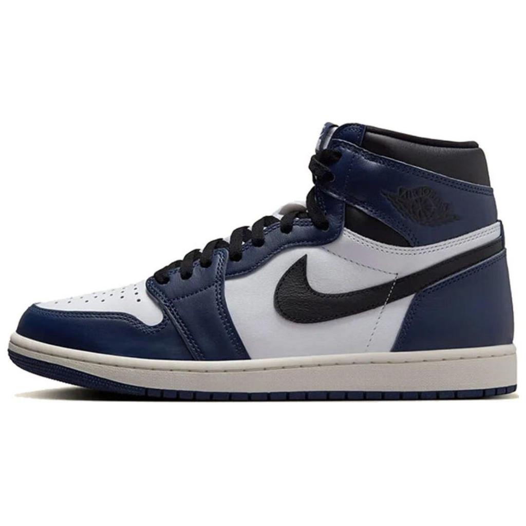 Air Jordan 1 Retro High OG Midnight Navy Men Sneakers Blue Black White DZ5485-401