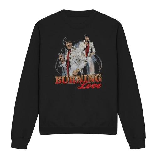 Elvis Unisex Adult Burning Love Sweatshirt