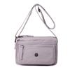 Lightweight multi-layer simple messenger bag women's new versatile commuter shoulder bag nylon casual hand carry small square bag