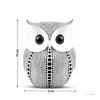 Modern Classy Lucky Owl Resin Art Figure Showpiece -(Pack of 1, White)