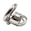 FRRK 6cm  SM Male Chastity Device Chastity Lock Penis in Cage with Keyholder Metal Chastity Cage for Man