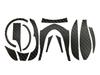 CUSTOM 25 Steez Limited CT Custom Decal by Yoroi Scratch Protection for Baitcasting Reels SEAT.JP (CTSVTW) - (Black, Left-Handed)