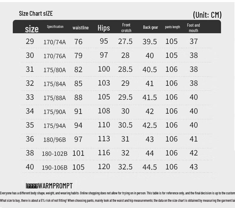 JOW Men's Merino Wool Blend Thickened Wrinkle-Free Straight-Leg Casual Pants