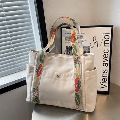 Neue Studentin Pendeln Große Kapazität Schulterhandtasche Tasche Damen Große Kapazität Tragetasche Canvas-Tasche