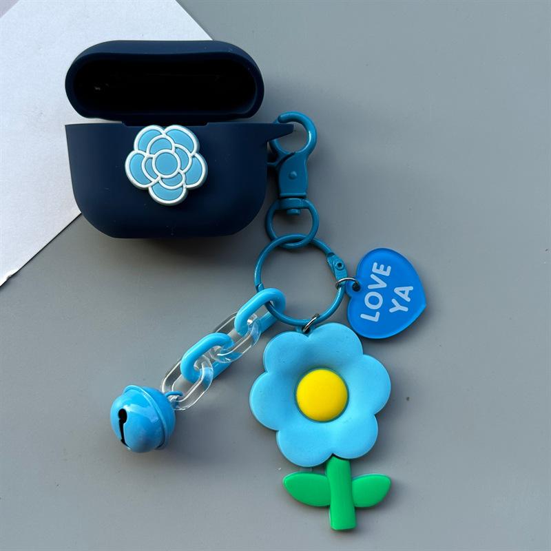 Suitable for AirPods pro1 wireless bluetooth headset case apple 1 flower cartoon 1/1 silicone soft case