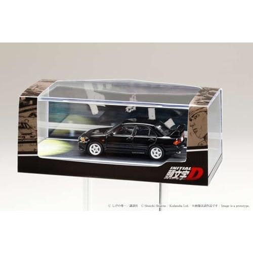 HJ64 1/64 Mitsubishi Lancer RS ??Evolution III / Initial D VS Ryosuke Takahashi & Kyoichi Sudo Driver Figures Included, Completed
