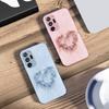 Herzförmige Blume Für Samsung Galaxy Note 8 9 10 PRO 20 Ultra A01 02 03 Core 04E 4G 12 13 5G Hartglas Handyhülle