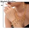 Qiong Yao Stainless Steel Jewelry Set: Mosquito Coil Holder, Tassel Earrings, Necklace, Anklet - New Ins Style for Women
