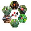4/7mm Adjustable Dripper Drip Irrigation System Kit 360° Sprinkler Water Flow Transmitter For Garden Courtyard Lawn Flower Bed