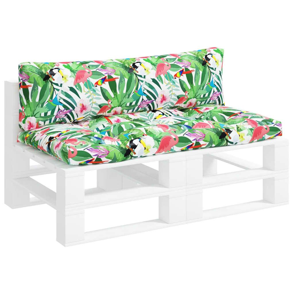 Pallet Cushions 2 Pcs Multicolored Oxford Fabric