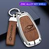 Zinklegierung Leder Auto Schlüsselabdeckung Hülle für Chevrolet Aveo Bolt Onix Cruze Spark Cavalier Colorado Lacetti Traverse Silverado