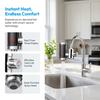 Temperature Display Tankless Heaters Digital Display Heating Faucet  Bathroom