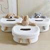 Lovely Desktop Tissue Box Holder Convenient Desk Accessory Tissue Box Cute Animal Themed Paper Storage Container