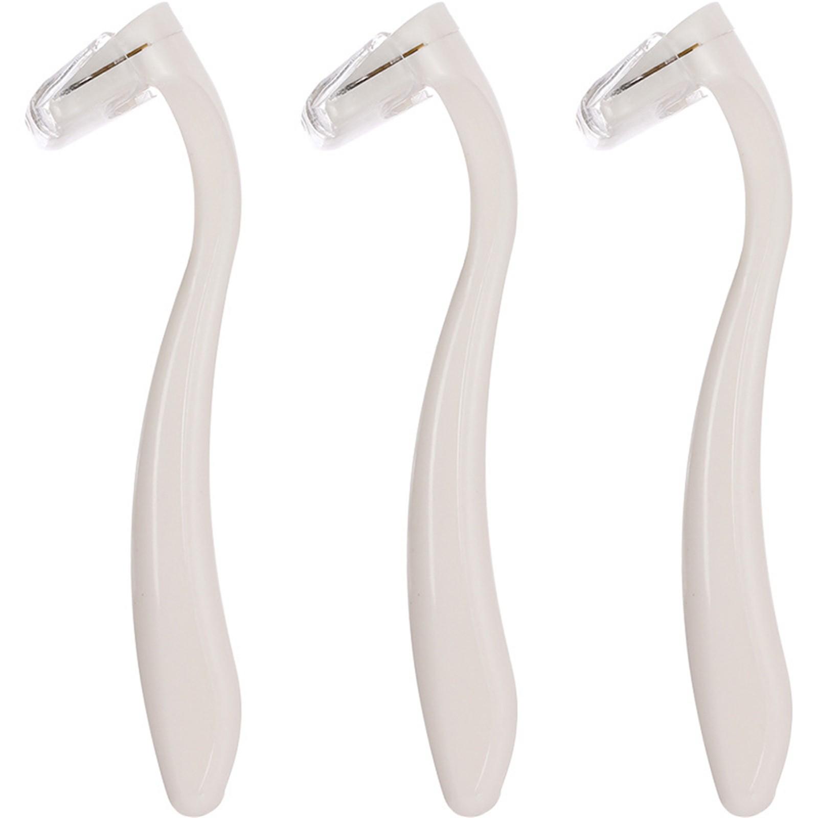 

3 шт./компл. ручной инструмент для удаления волос — женское бритье, портативная бритва для подмышек, ног, тела, с микроскопической защитной защитой для предотвращения порезов One Size