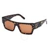 Mcm Brown Browline Unisex Sunglasses Mw0014 52e 53