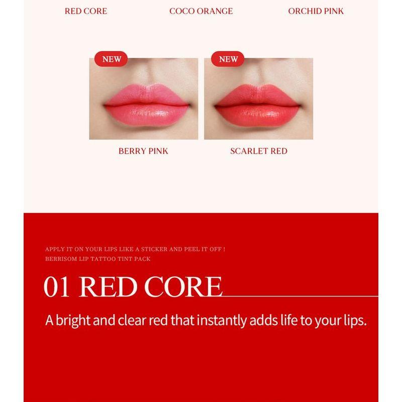 Berrisom - Pack de Tinte Tatuaje Labial - 2 Colores