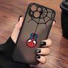 Spider-Man Uroczy Do iPhone 17 Air 16E 16 15 14 13 12 11 8 7 mini Pro Max Plus Matowy Półprzezroczysty Miękki Pokrowiec na Telefon