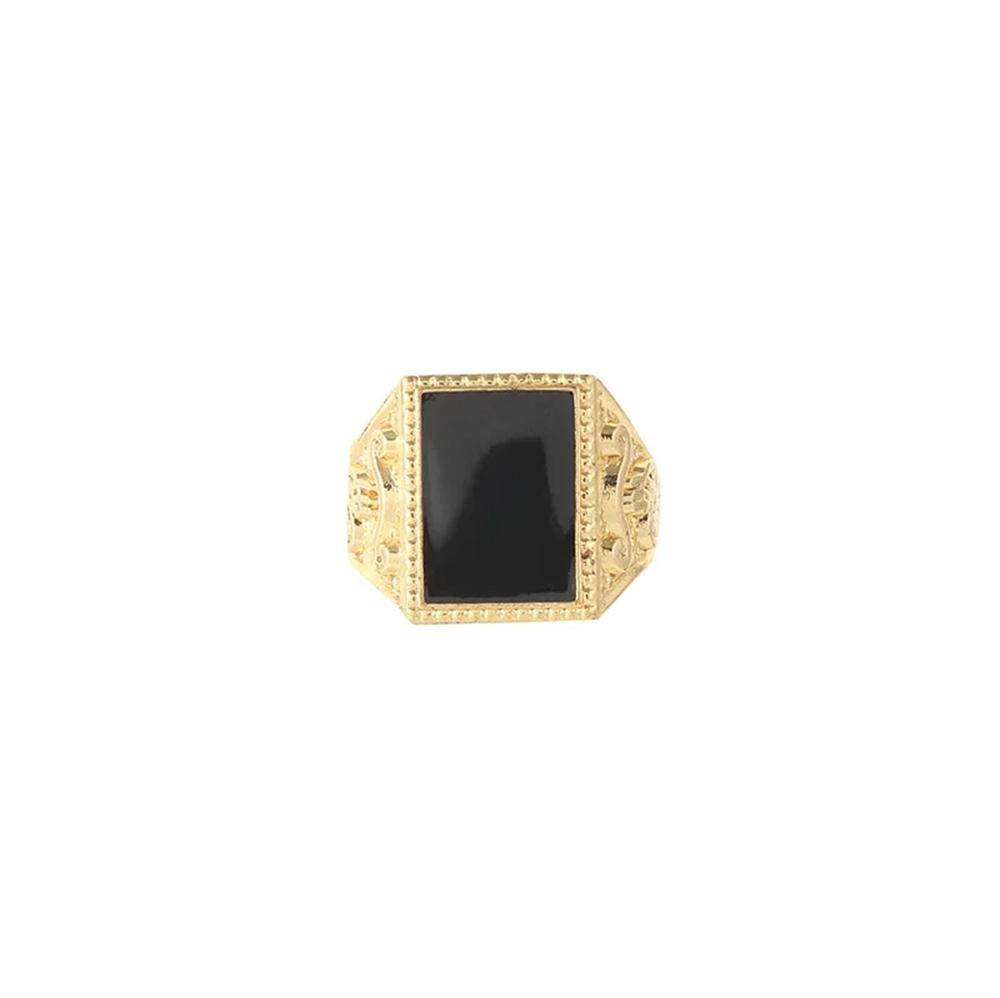 Africa Map Ring Black Oil Drop Charm Fashion Gold Color Jewelry Men Women Gifts Nigeria Ghana Congo Wedding Gifts Birthday Party