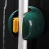 Mop Holder Wall Mount No Drilling Secure Fixation Anti Falling Mop Broom Hanger for Bathroom Kitchen Balcony Green