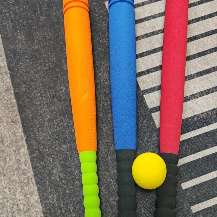 Soft Children's Baseball Bat Set: NBR Material, Outdoor Sports Toy with Ball, Available In 3 Colors