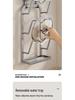 Wall-Mounted Suction Cup Pot Lid and Cutting Board Storage Rack