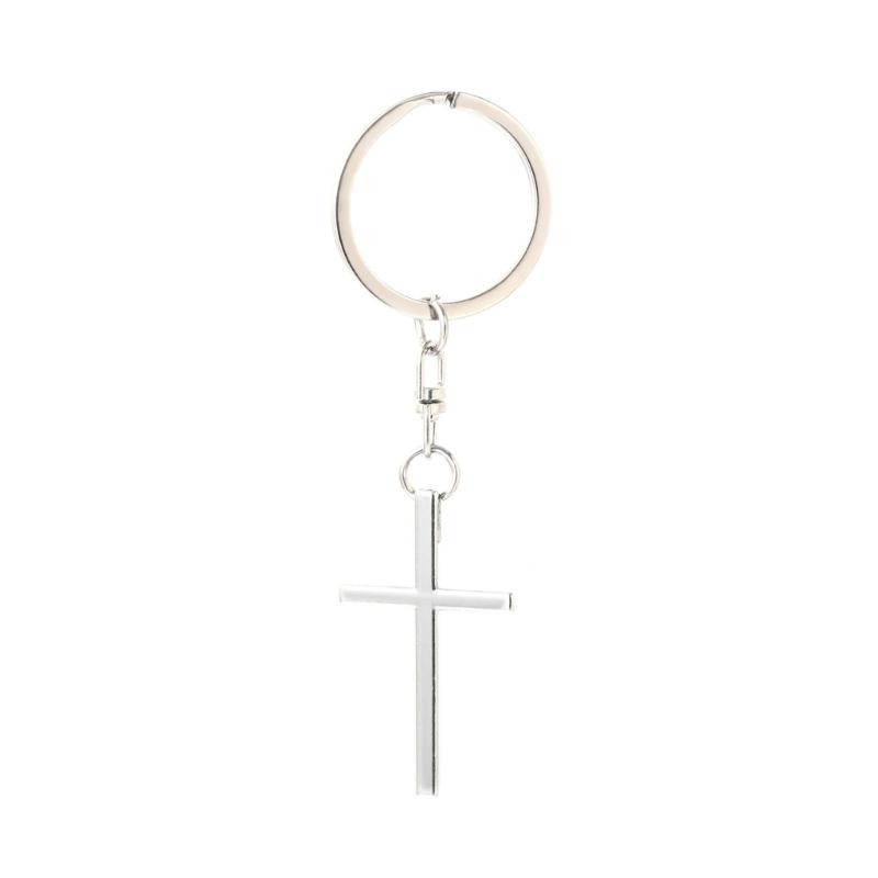 

Religious Keychain Pendant Religious Metal Key Rings Suitable for Car Keys and Daily Use Symbolizing Faith and Style 1 срібний