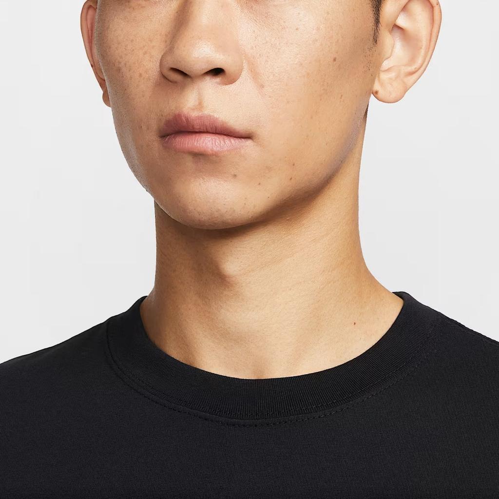 Nike T Shirts Men's Black Crew Neck Moderate IW9287-010