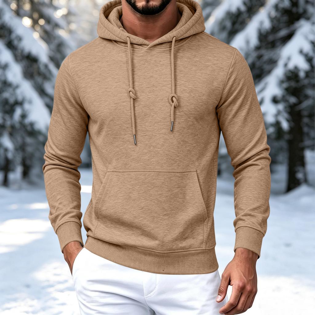 Men's Color Lined Hoodie for Casual Everyday Wear